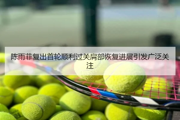 陈雨菲复出首轮顺利过关肩部恢复进展引发广泛关注